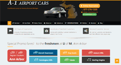 Desktop Screenshot of a-1airportcars.com